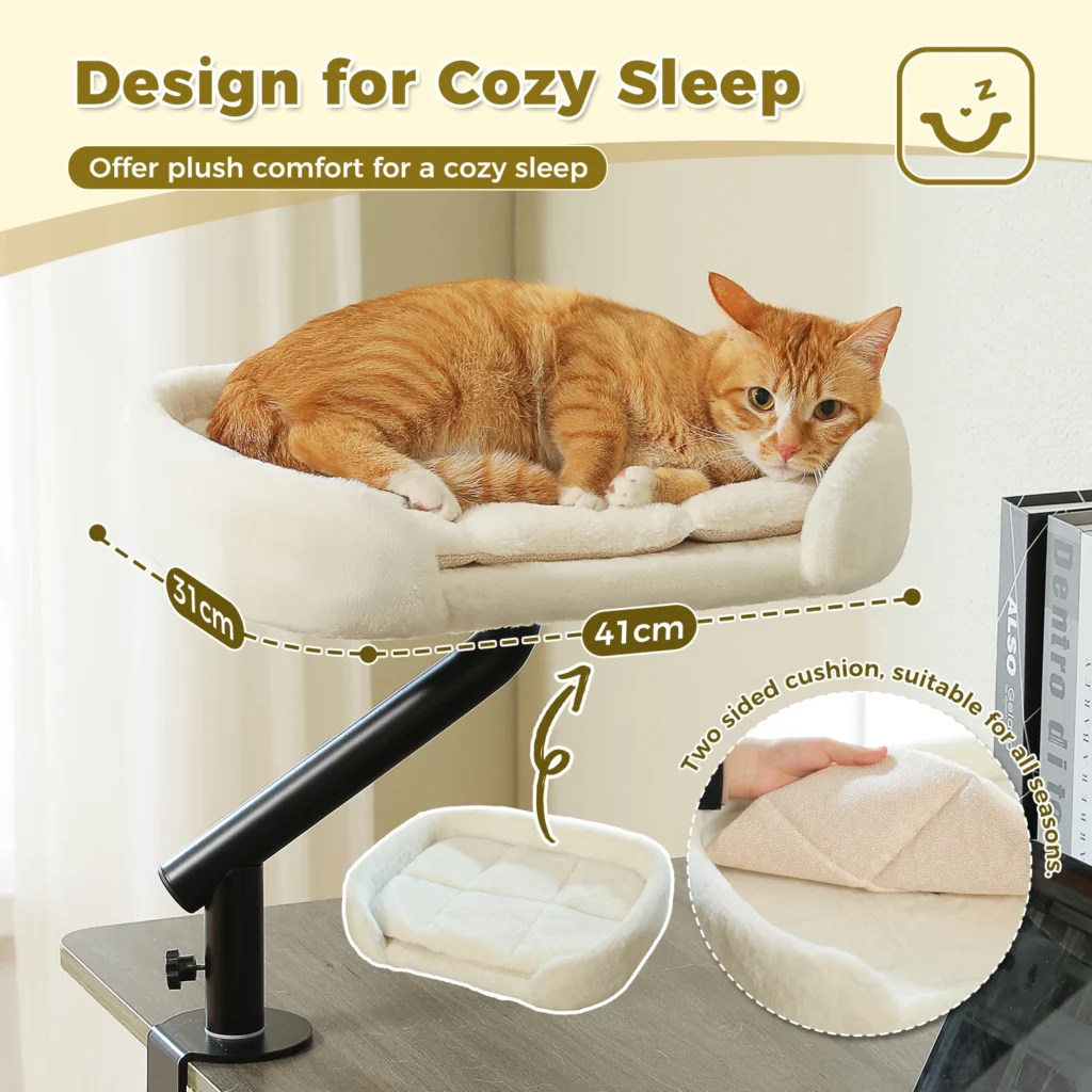 A dog sleeping in one of the best calming pet beds UK pets love.
