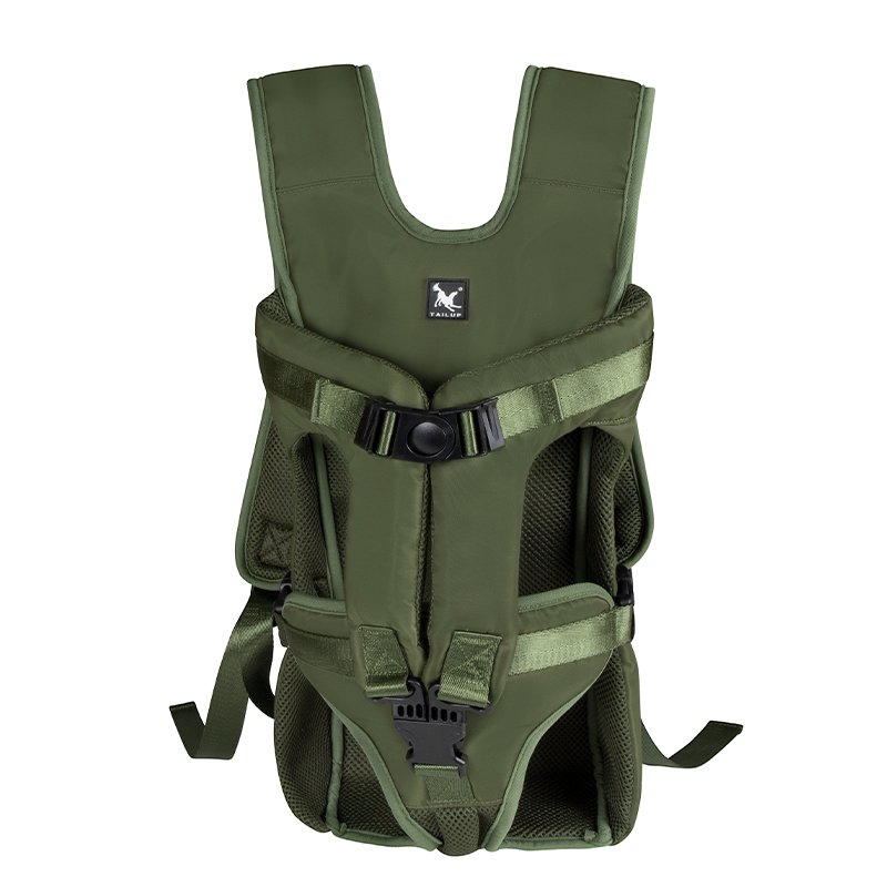 UK pet owner using an outdoor travel backpack to carry their cat safely.