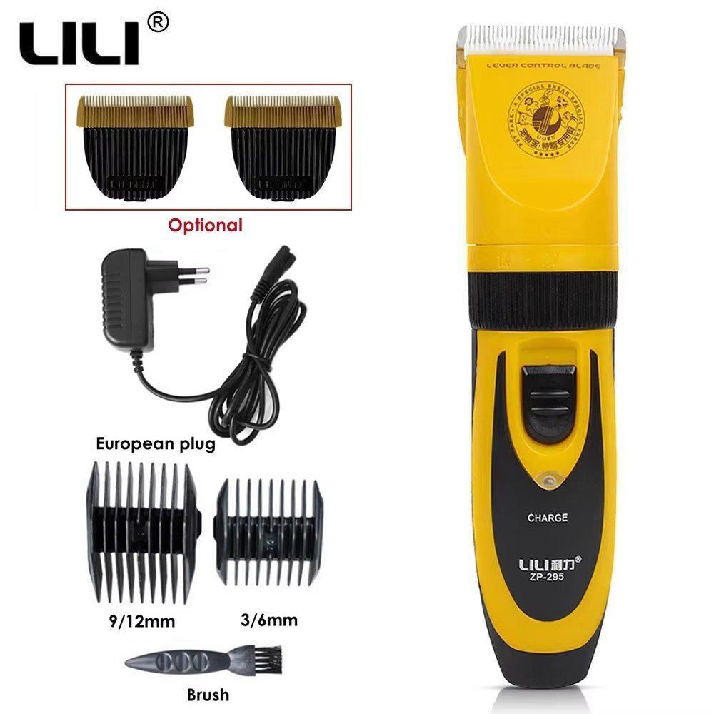 Cordless dog grooming kit for a salon-quality finish.