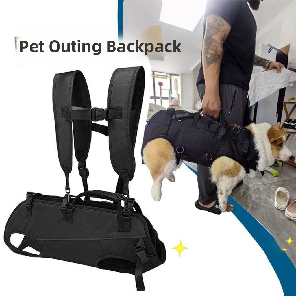 Lightweight pet shoulder bag for UK outdoor trips