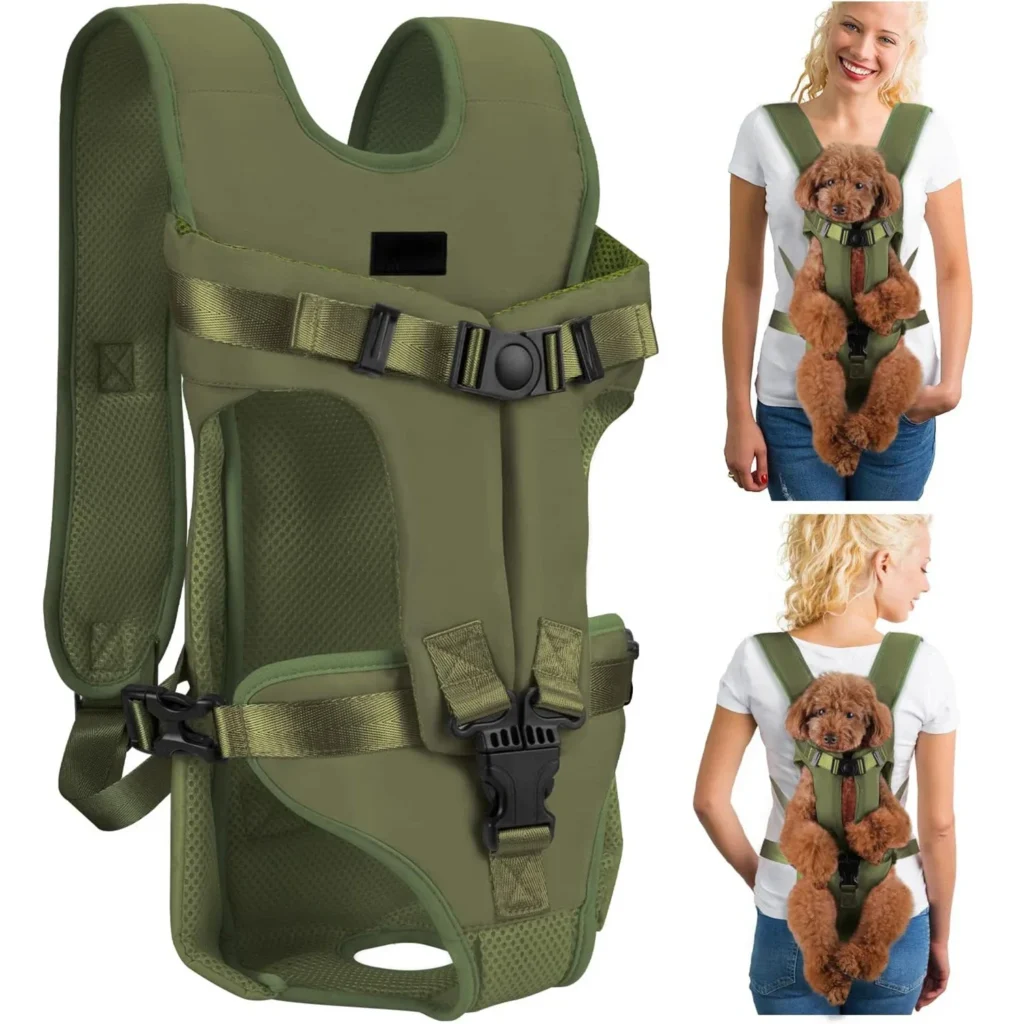 Spacious and durable space capsule pet carrier for outdoor travel.