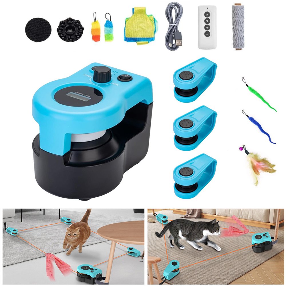 Remote control cat treadmill toy designed for interactive play and burning energy indoors.