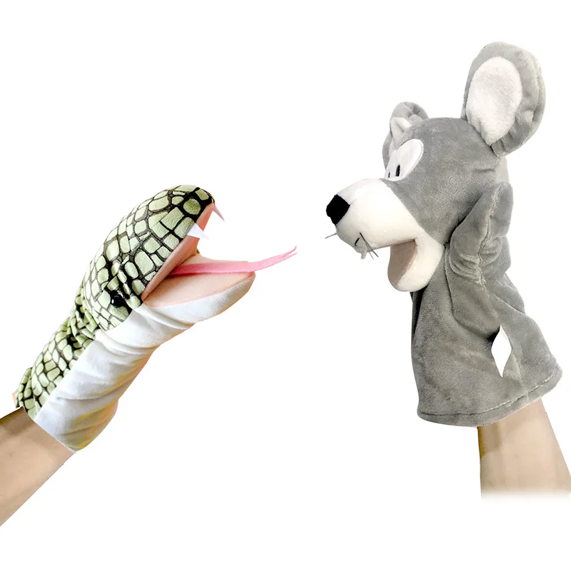 Soft kawaii horse finger puppet for gentle bonding and interactive pet enrichment.