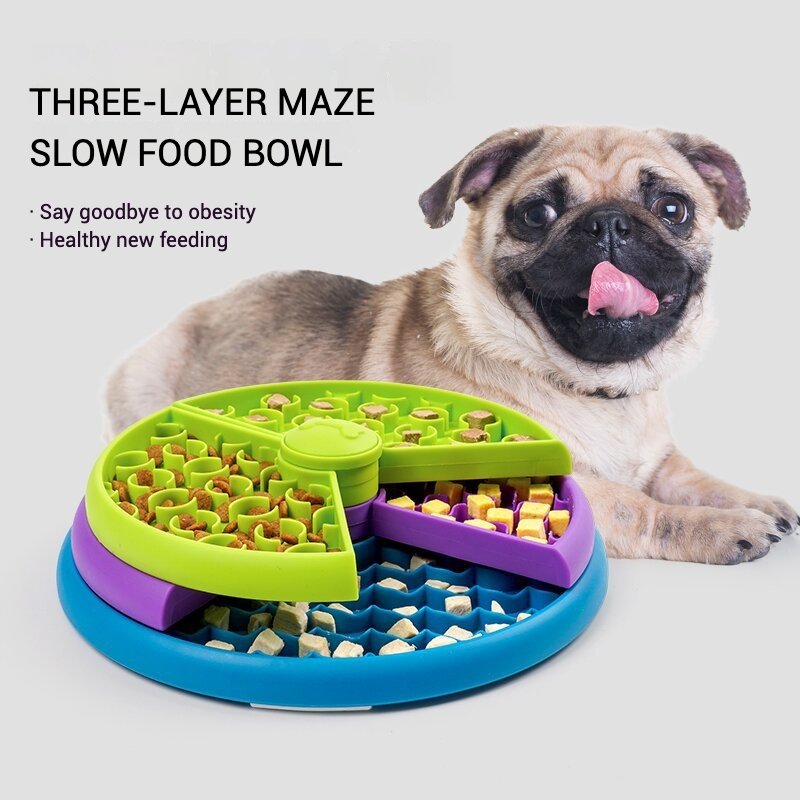 Anti-fall stainless steel pet food bowl for smart pet feeding UK routines.