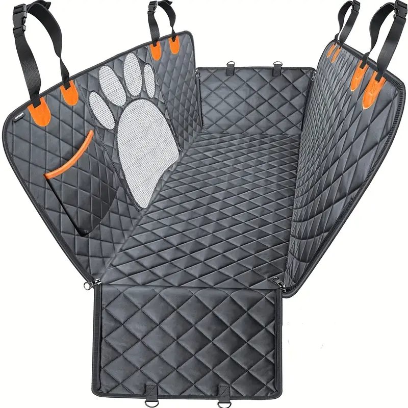 Padded dog car seat hammock for SUV back seats