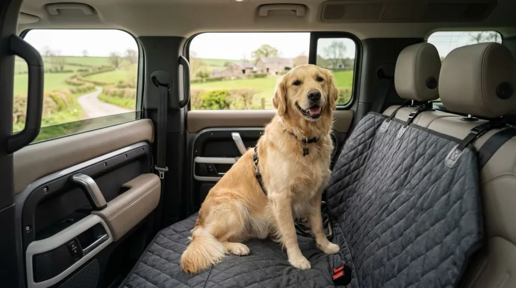 Waterproof dog car covers for UK road trips